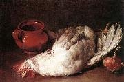 CERUTI, Giacomo Still-Life with Hen, Onion and Pot oil painting reproduction